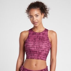 NWT! Athleta Swim Conscious Crop Top A-C - Small🩵